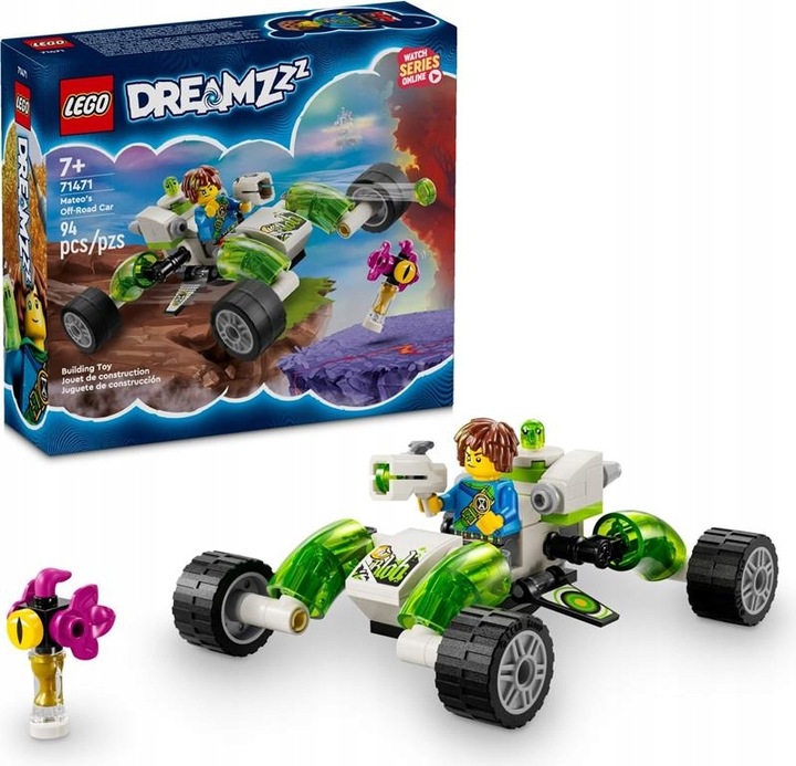 KLOCKI LEGO DREAMZZZ 71471 AUTO TERENÓWKA MATEO ZESTAW DLA DZIECKA +TORBA