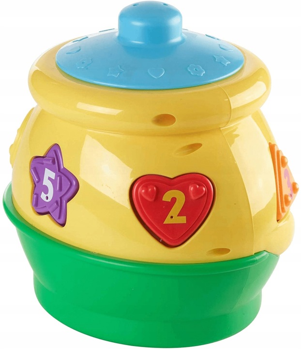 FISHER PRICE GARNUSZEK NA KLOCUSZEK SORTER zabawka interaktywna +6 m-cy