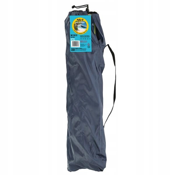 Krzesełko turystyczne SKŁADANE pokrowiec siedzisko z oparciem do 120kg NILS