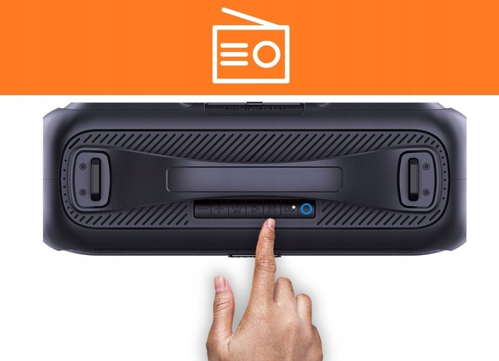 GŁOŚNIK BLUETOOTH MANTA SPK216 XBASS RADIO TWS asyst głos Zestaw SDHC 32GB