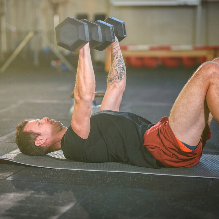 HANTEL ŻELIWNY OGUMOWANY CIĘŻAREK HEX 10KG SOLIDNY WYTRZYMAŁY STALOWY PRO