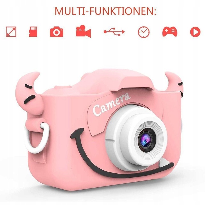 Aparat fotograficzny dla dzieci różowy