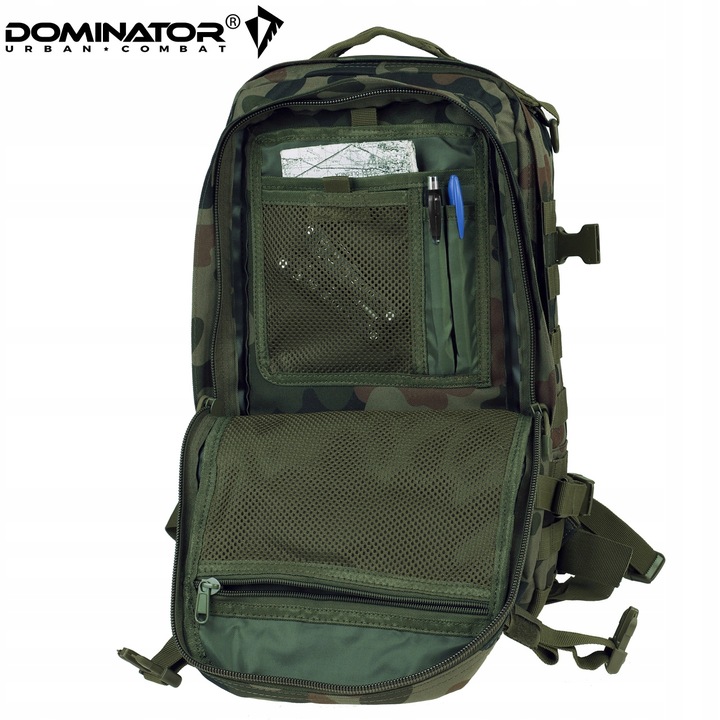 PLECAK WOJSKOWY TAKTYCZNY DOMINATOR EDC MOLLE MORO PL WOODLAND wz.93 30L