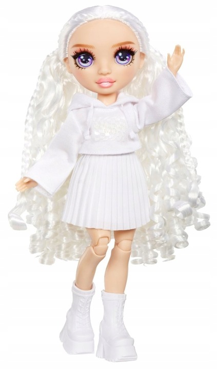 Lalka Watercolor Create Rainbow High Modna Fioletowe Oczy Zmywalne Farbki