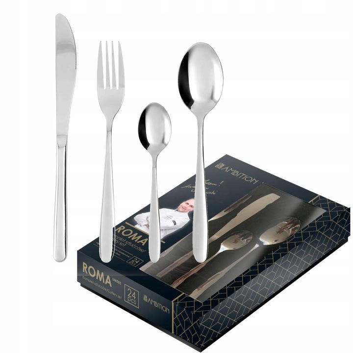 AMBITION-KPL. SZTUĆCÓW 24 ELE. ROMA