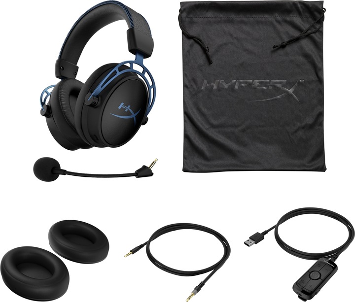 Słuchawki gamingowe HyperX Cloud Alpha S Niebieskie