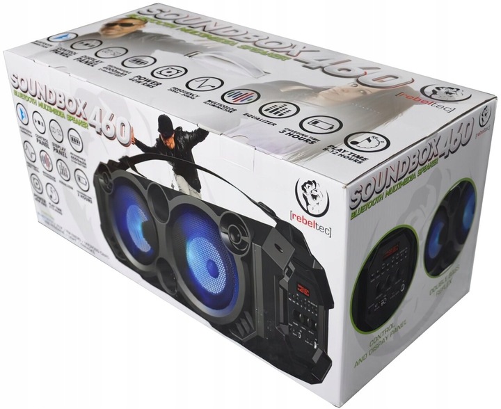 Power audio REBELTEC SoundBox 460 Czarny