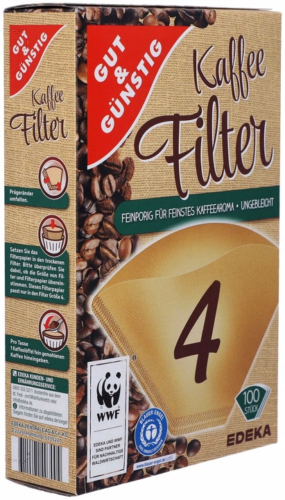 5 x FILTRY do kawy 4 papierowe do ekspresów 100 sztuk