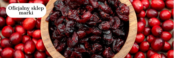 ŻURAWINA SUSZONA 1KG CIĘTA NATURALNA WYSOKA JAKOŚĆ