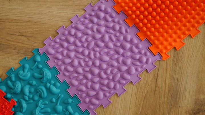 Mata ortopedyczna sensoryczna Ortek MIX 9 puzzle