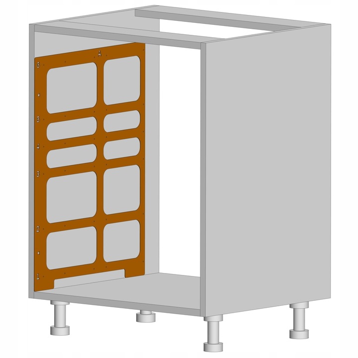 Szablon do montażu szuflad BLUM Tand GTV Modernbox