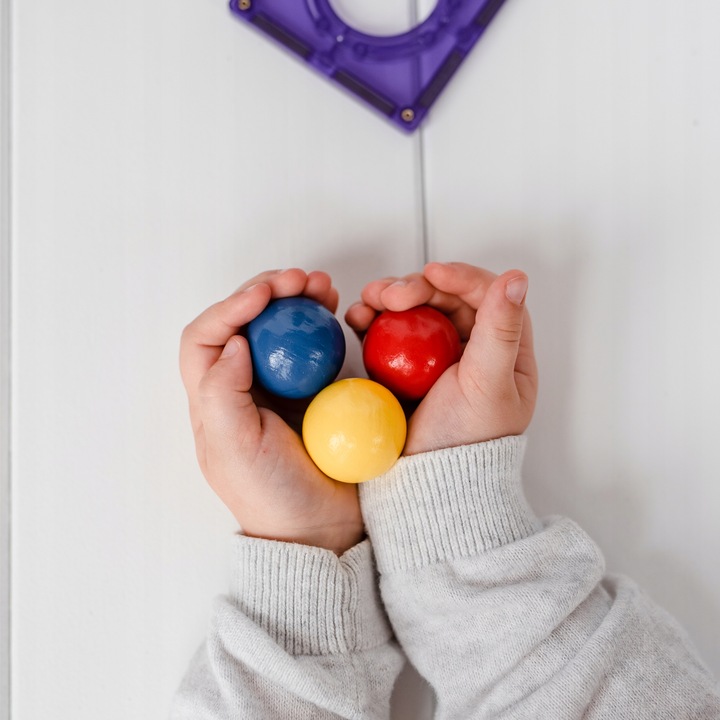 Connetix: klocki magnetyczne edukacyjne kulodrom 66 el. Ball Run Expantion