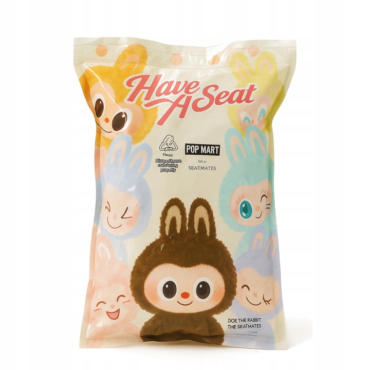 MASKOTKA LABUBU HAVE A SEAT ZESTAW 6 SZT LALKA BRELOK PLUSZAK NIESPODZIANKA