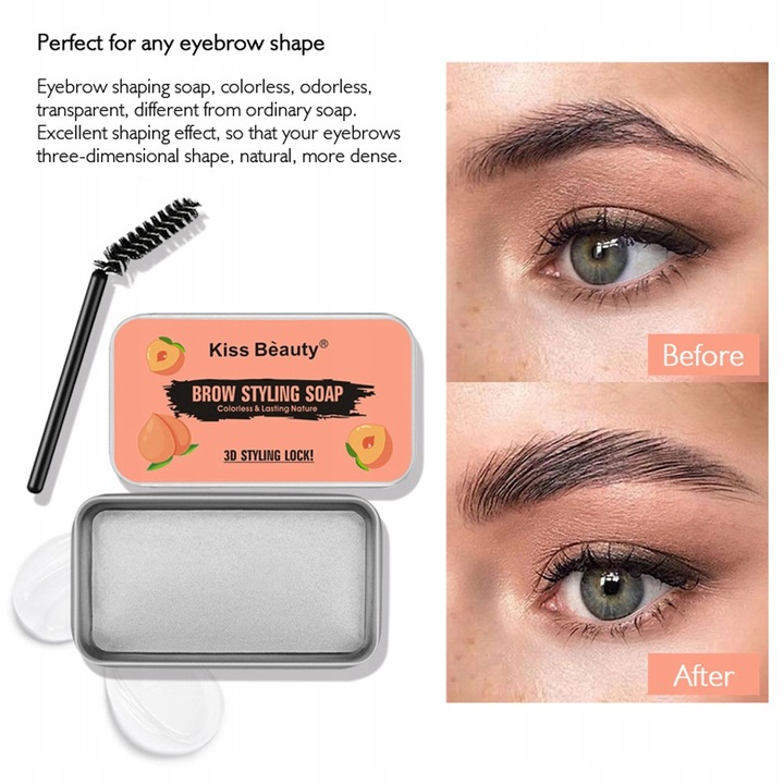 Mydło do brwi Bezbarwne mydło do stylizacji