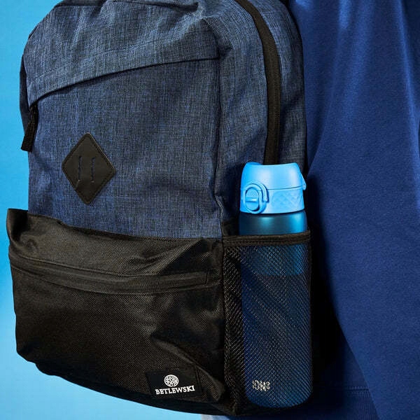 Niebieski Bidon na wodę dla chłopca do szkoły na wycieczkę ATEST ION8 x2