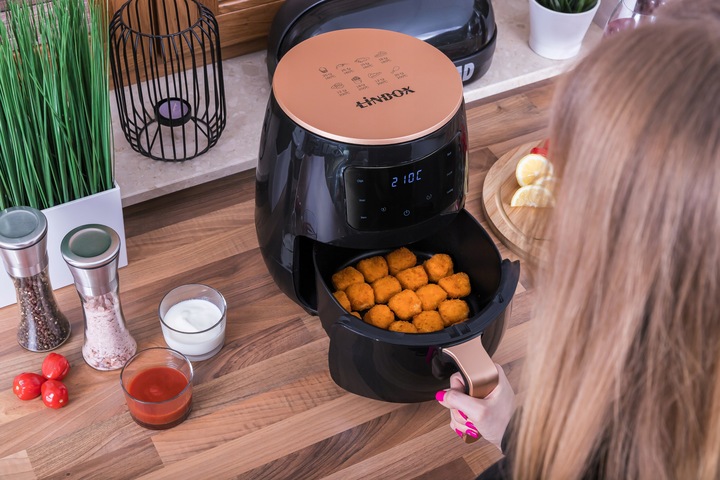 Frytkownica bezolejowa beztłuszczowa panel dotykowy 5 programów 4,5L 1400W