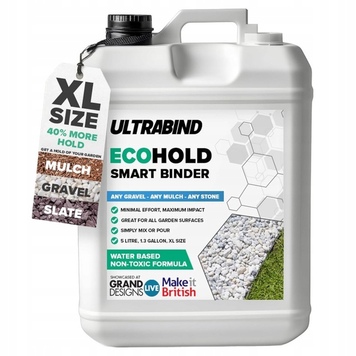 ECOHOLD 5L SPOIWO, KLEJ DO KAMIENIA ŻWIRU KORY ŚCIÓŁKI NA ŚCIEŻKI I RABATY
