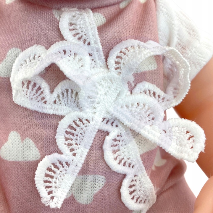 LALKA BOBAS NIEMOWLAK W UBRANKU BUTELKA DO KARMIENIA 36 cm WOOPIE ROYAL