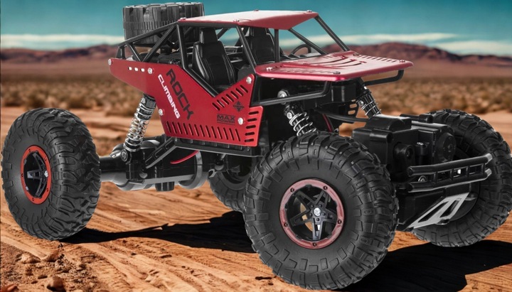 Samochód Zdalnie Sterowany Terenowy Duży 4x4 Auto Na Pilota Na Akumulator