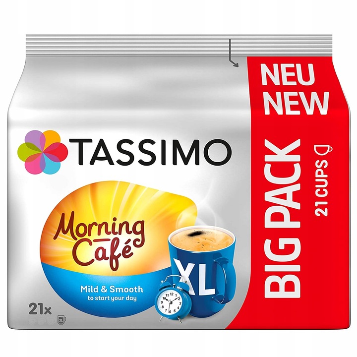 Kapsułki TASSIMO Jacobs Morning Cafe MILD XL 2 x 21