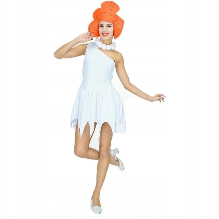 STRÓJ KOBIETA JASKINIOWIEC WILMA PRZEBRANIE FLINTSTONOWIE HALLOWEEN S / M