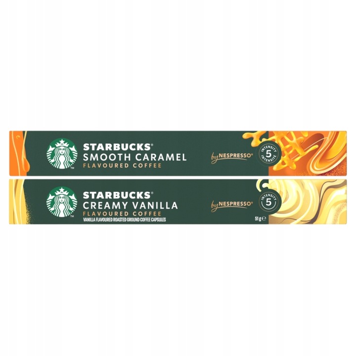 Kapsułki Nespresso Starbucks Mix wanilia karmel 20 szt