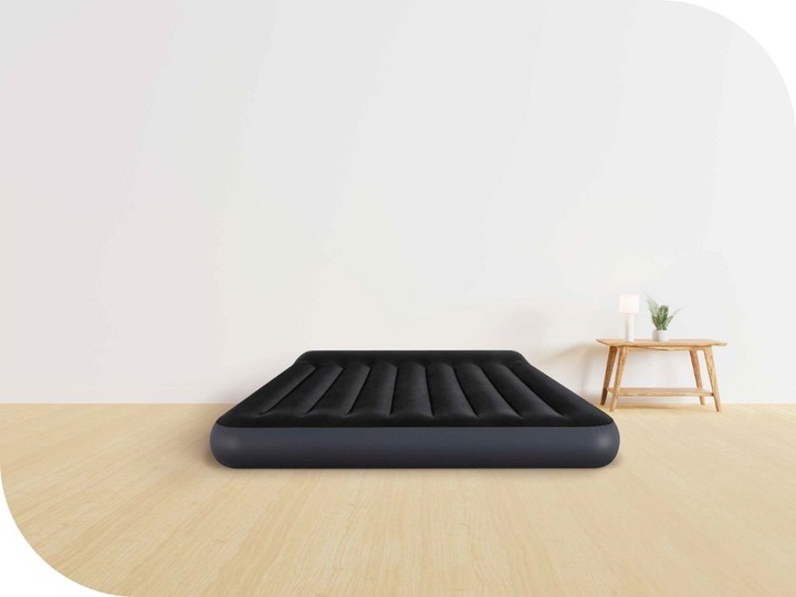 Materac Dmuchany Dwuosobowy Welurowy Łóżko Intex 64143 z Pompką MODEL 2024