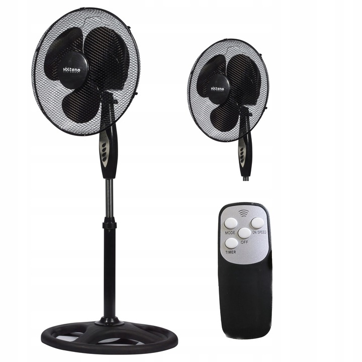 WENTYLATOR PODŁOGOWY STABILNA PODSTAWA ENERGOOSZCZĘDNY ŁOPATKOWY PILOT