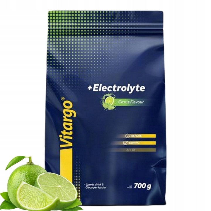 VITARGO Electrolyte 700g Oryginalne SZWEDZKIE Węglowodany witargo citrus