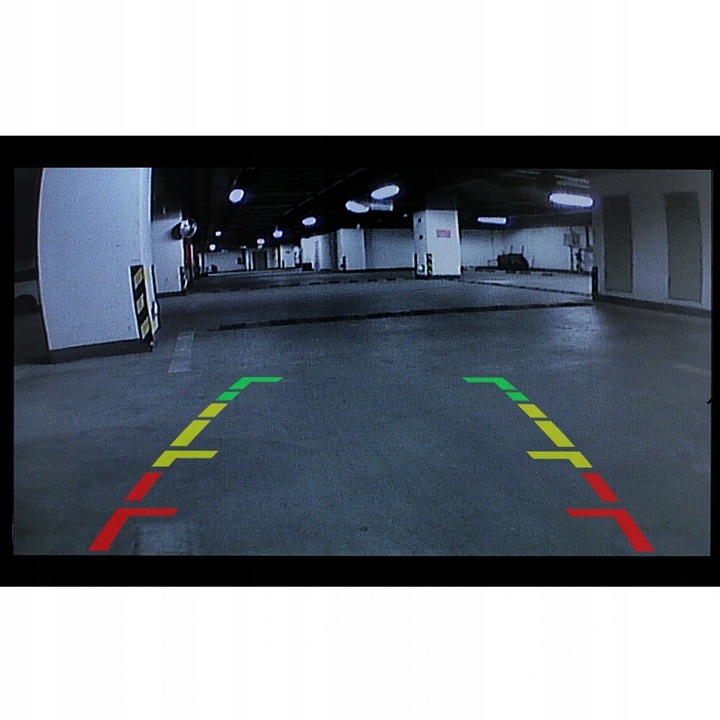 Kamera cofania w ramce tablicy rejestracyjnej IR