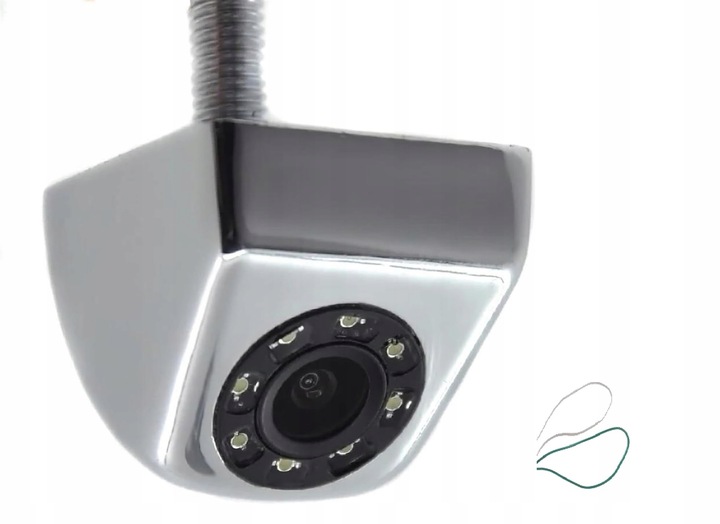 KAMERA COFANIA 8 x IR NOC WODOODPORNA METALOWA CHROM