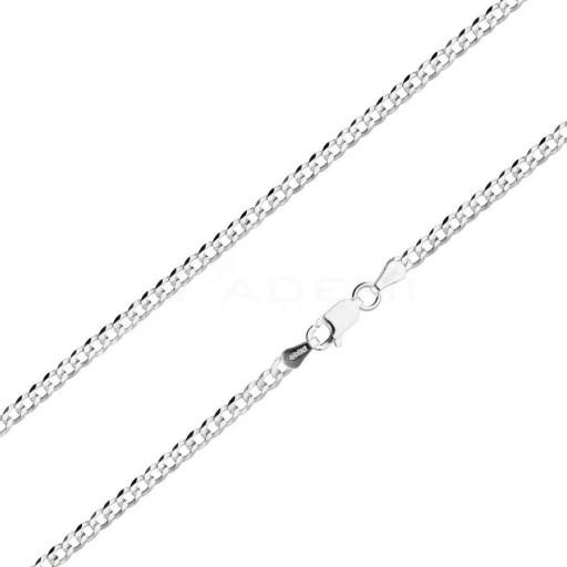 ŁAŃCUSZEK SREBRNY PANCERKA PR. 925 G060 50CM
