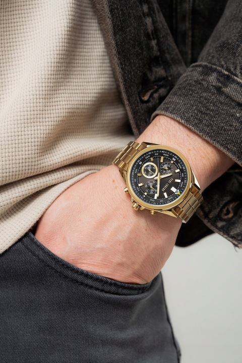 Zegarek męski Paul Lorens KODARI Z GRAWEREM - multidatownik + czas dobowy