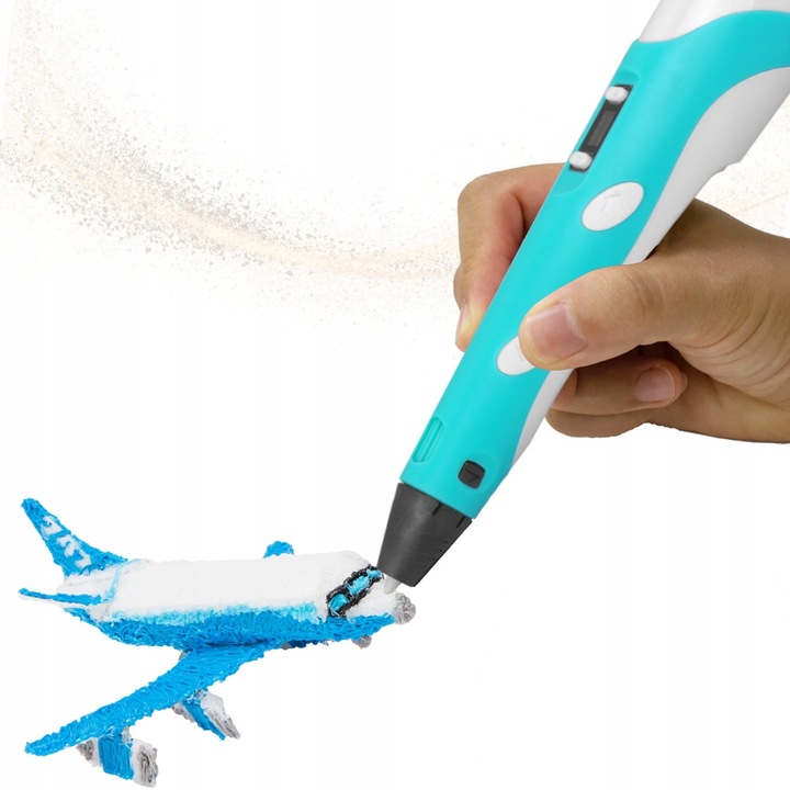 ZESTAW MAGICZNY DŁUGOPIS DRUKARKA 3D PEN KOLOROWE WKŁADY TABLET GRAFICZNY