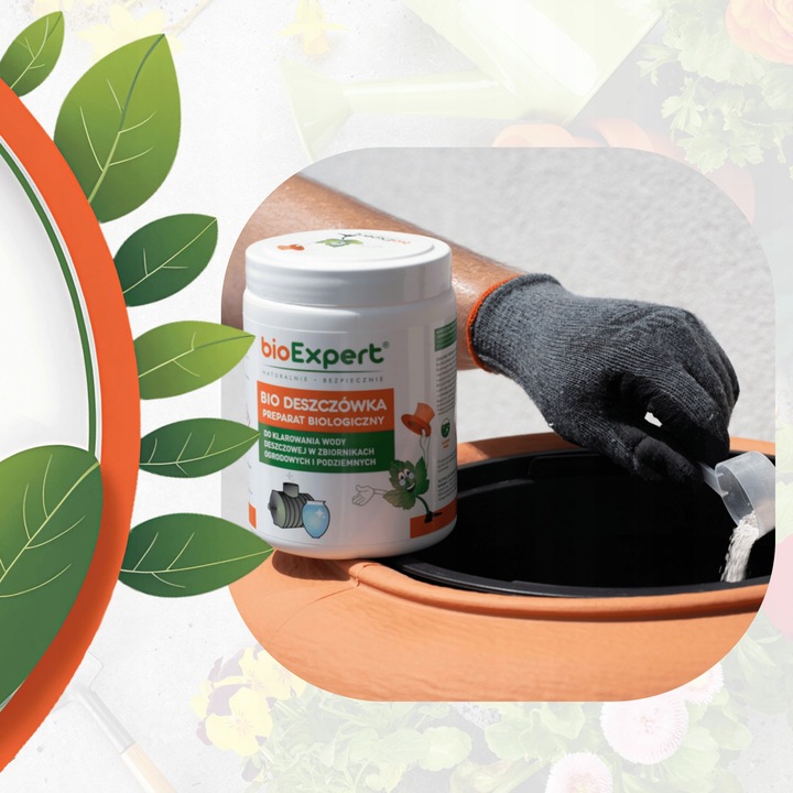 Środek do deszczówki Oczyszczanie wody Bio deszczówka 3x450g BIOEXPERT