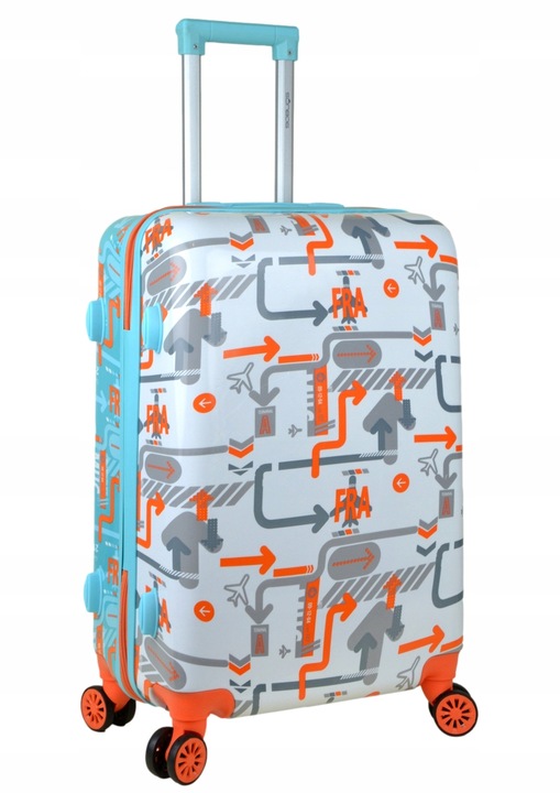 Średnia walizka na kółkach SUNBAG Fly360 Dual Color