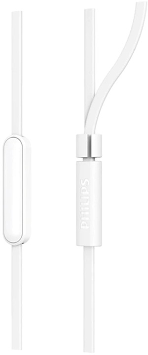 PHILIPS Przewodowe słuchawki dokanałowe białe