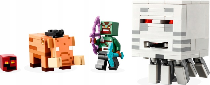 LEGO 21255 KLOCKI MAINCRAFT - ZASADZKA PORTAL NETHERU HOGLIN + TORBA LEGO