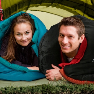 Bessport Śpiwór, od -10°C do 15°C, na 4 pory roku, typu mumia, gruby