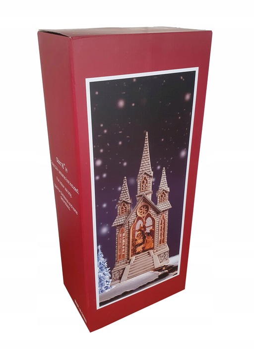 SZOPKA BOŻONARODZENIOWA ŚWIECI GRA KOLĘDA LAMPION pozytywka HURT