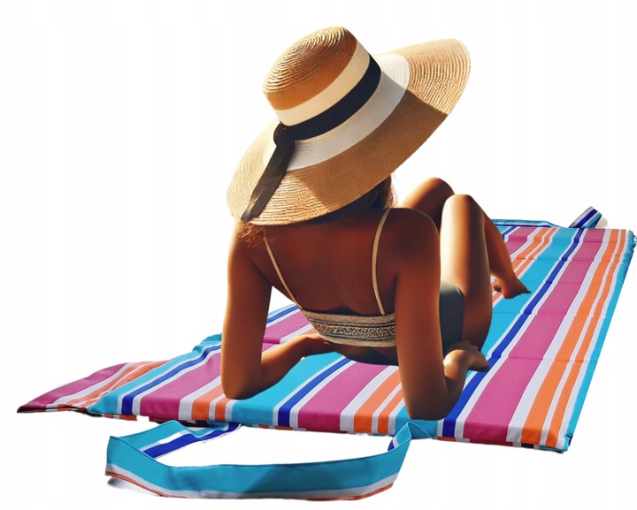 MATA NA PLAŻE KAMIENISTE, MATA PLAŻOWA GRUBA, MATA DO CHORWACJI 180x60x3cm