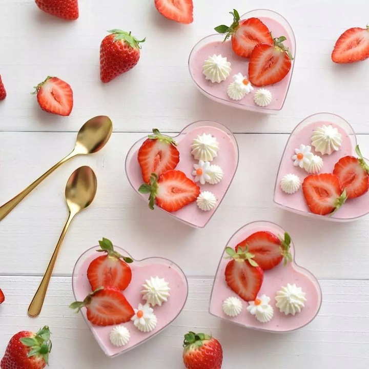 12x Kubki PUCHARKI pojemniki na desery przekąski przystawki do deserów