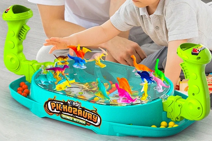 Bitwa Dinozaurów Gra Zręcznościowa Strzelanka Piłkozaury - Dino Atak WEBSKI