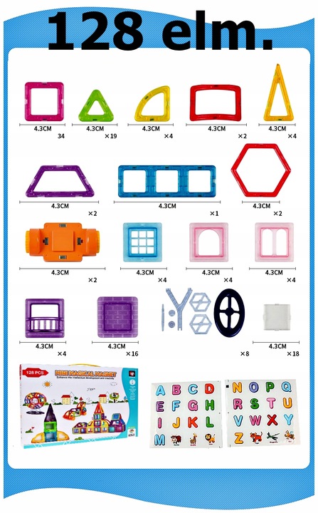 Klocki Magnetyczne – Buduj, Twórz I Odkrywaj Świat , Zostań Budowniczym!