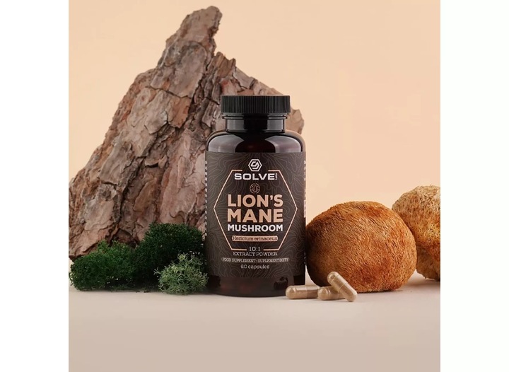 SolveLabs Lion's Mane Soplówka jeżowata 10:1 60kap