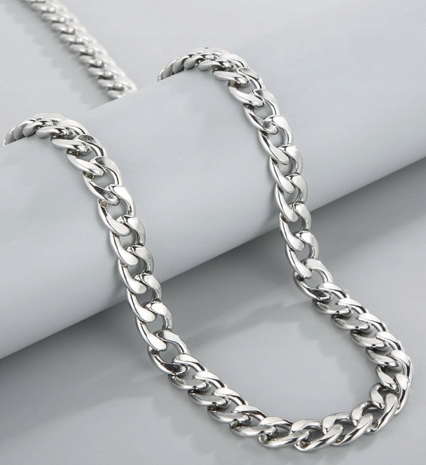 GRUBY Łańcuszek Srebrny Męski Pancerka ŁAŃCUCH WYTRZYMAŁY ELEGANCKI