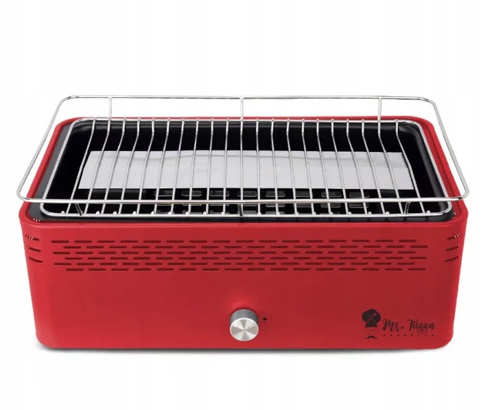 Duży AUTOMATYCZNY GRILL WĘGLOWY BEZDYMNY Dla 4-6 Osób Na Balkon Taras