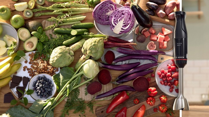 Blender ręczny Bosch MSM4B620 1000W Rozdrabniacz Kubek z miarką