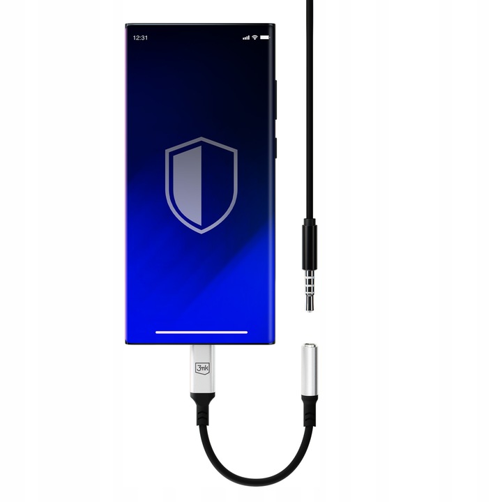 Adapter audio 3mk USB-C - Jack 3,5 mm typ żeński