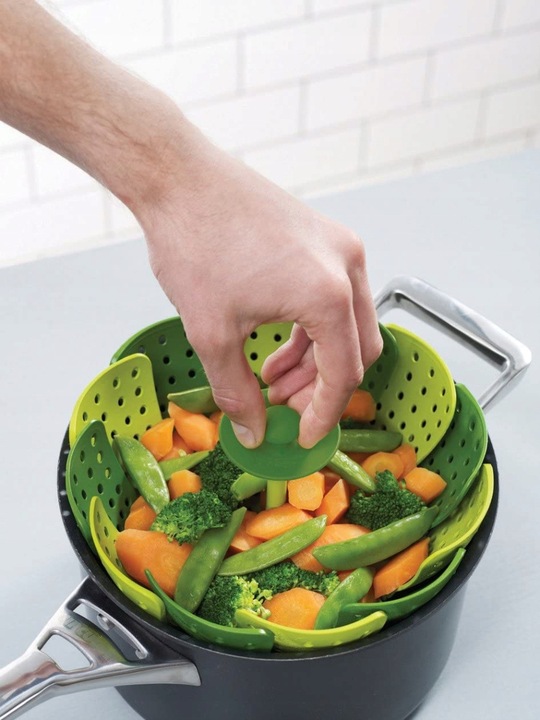 SITKO WKŁAD DO GOTOWANIA NA PARZE KOSZYK SKŁADANY